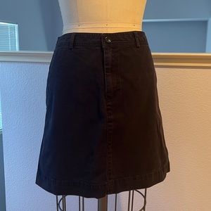 Gap Retro Cut Navy Cotton Skirt, Size 8